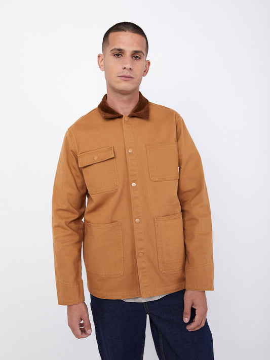 m jackets - ATRIUM - Twill Workwear Chore Jacket - PLENTY
