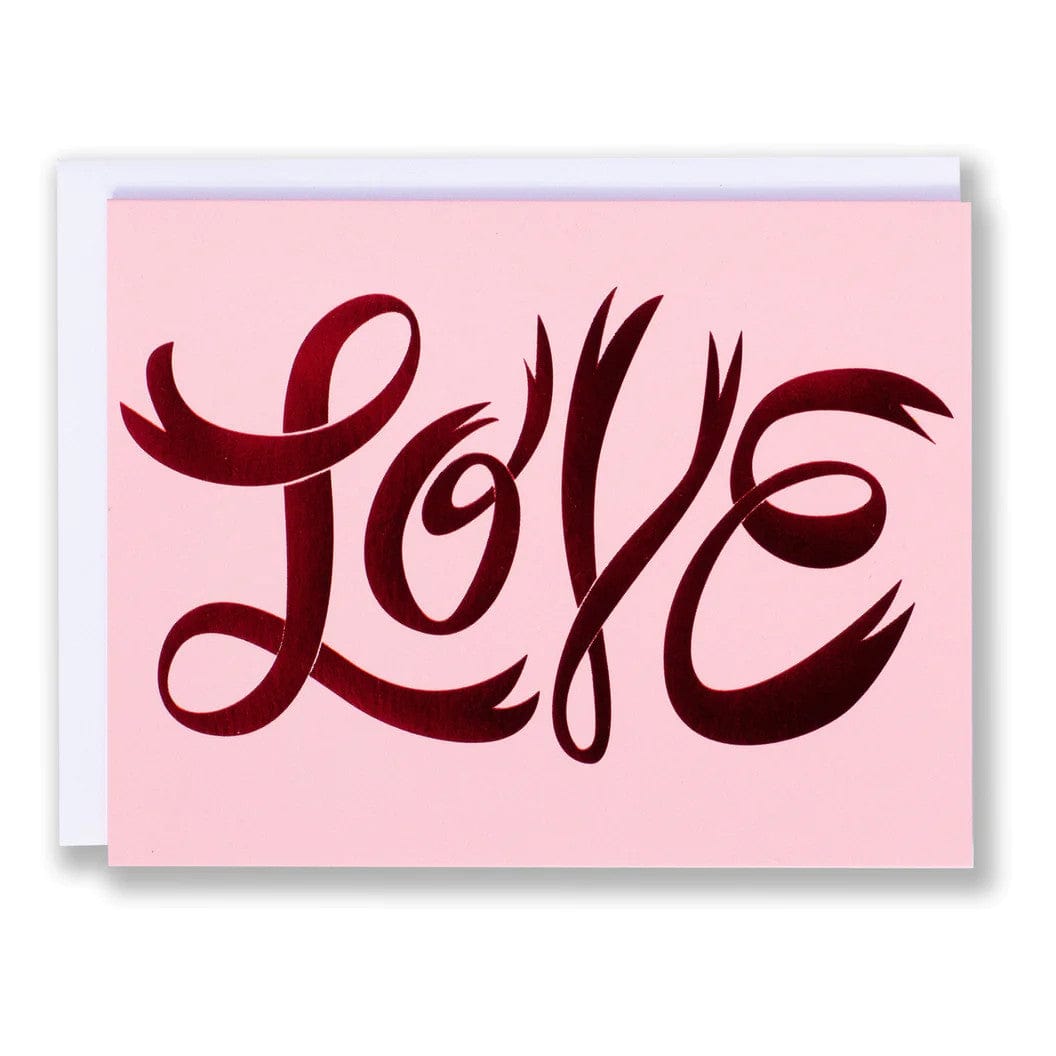 BANQUET - Red Foil Love Card