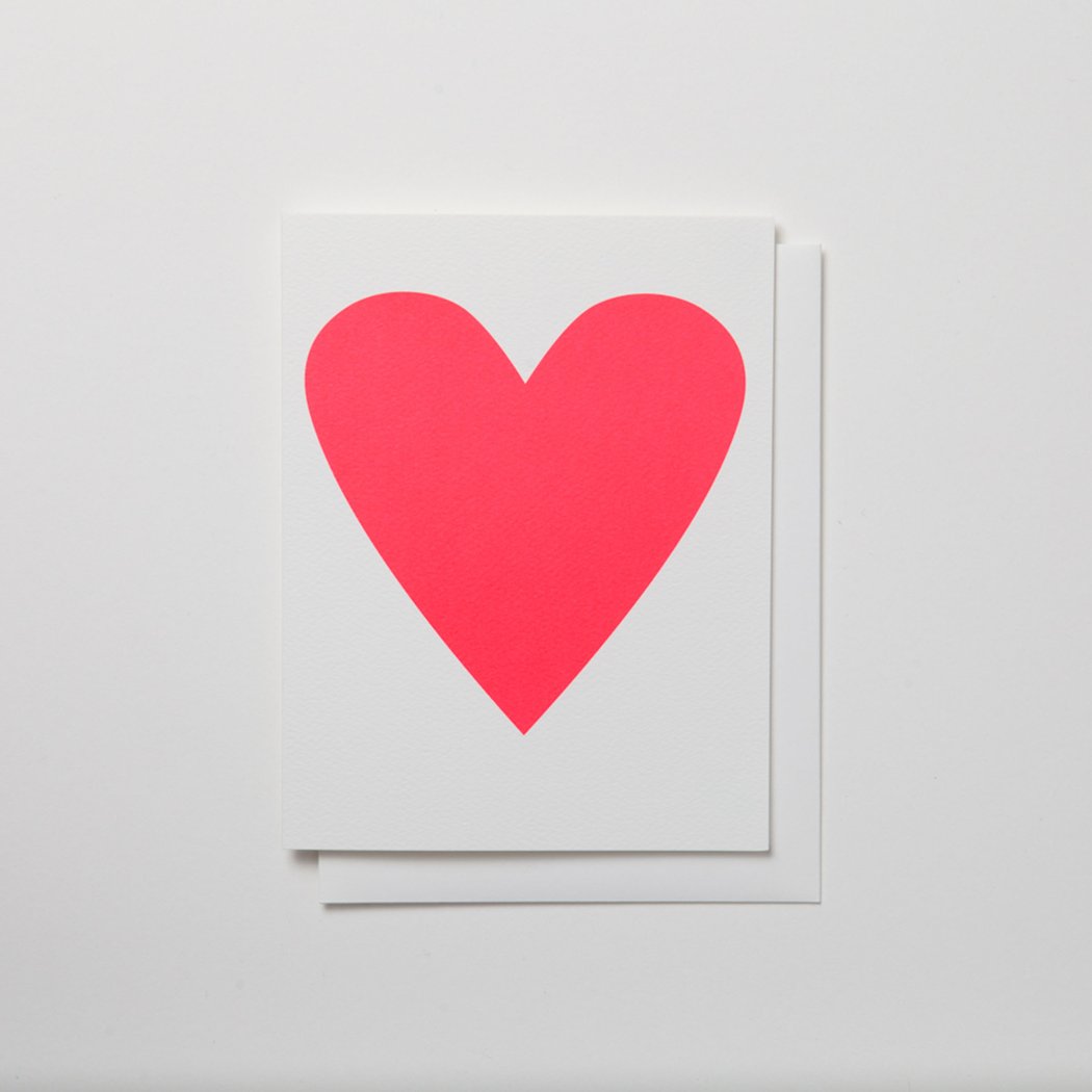 LIFESTYLE - BANQUET - Neon Heart Card - PLENTY