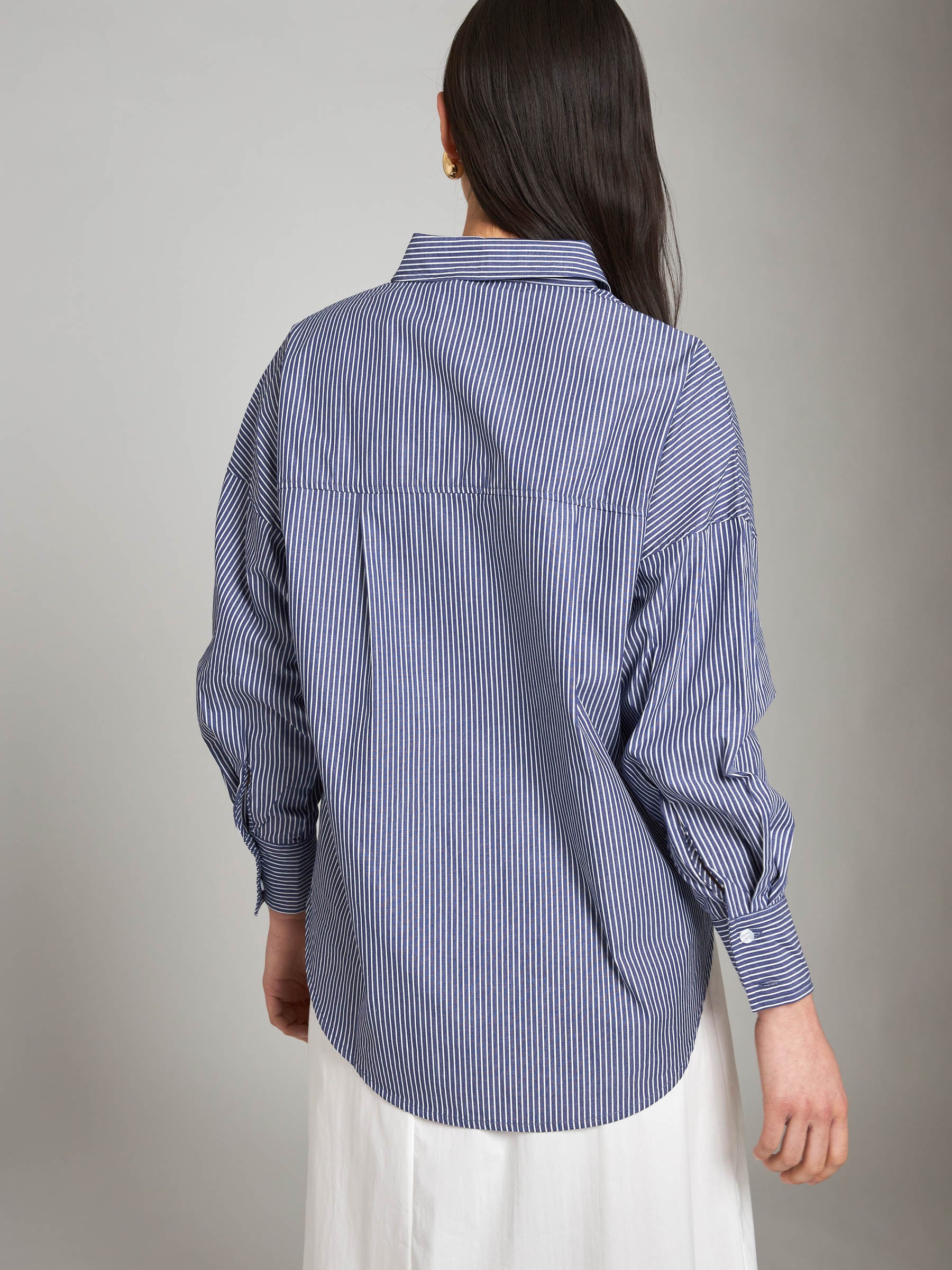 Top - PROPAGANDA - Stripe Cotton Emily Oversized Shirt - PLENTY