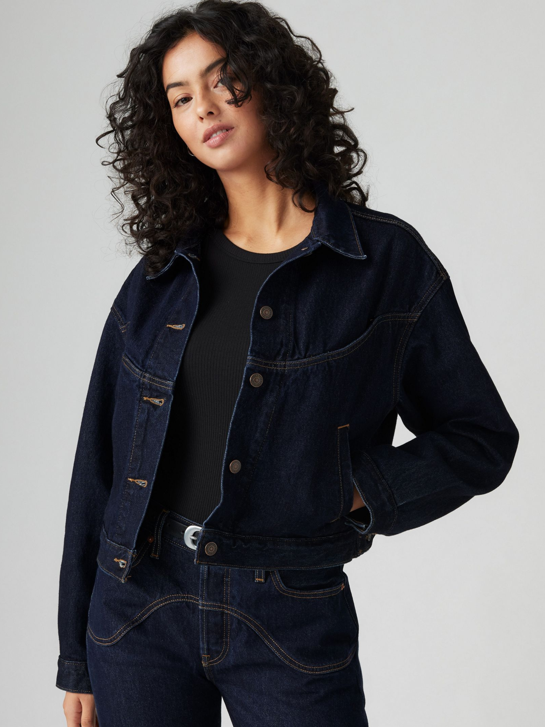 LEVI'S-Shrunken 90s Trucker Jacket - Dream Nice Dreams-Dream Nice Dreams