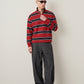 LEVI'S - Cameron Quarter-Zip Sweatshirt - Hamersley Stripe Emboldened