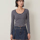 Dry Goods Pointelle Longsleeve Top
