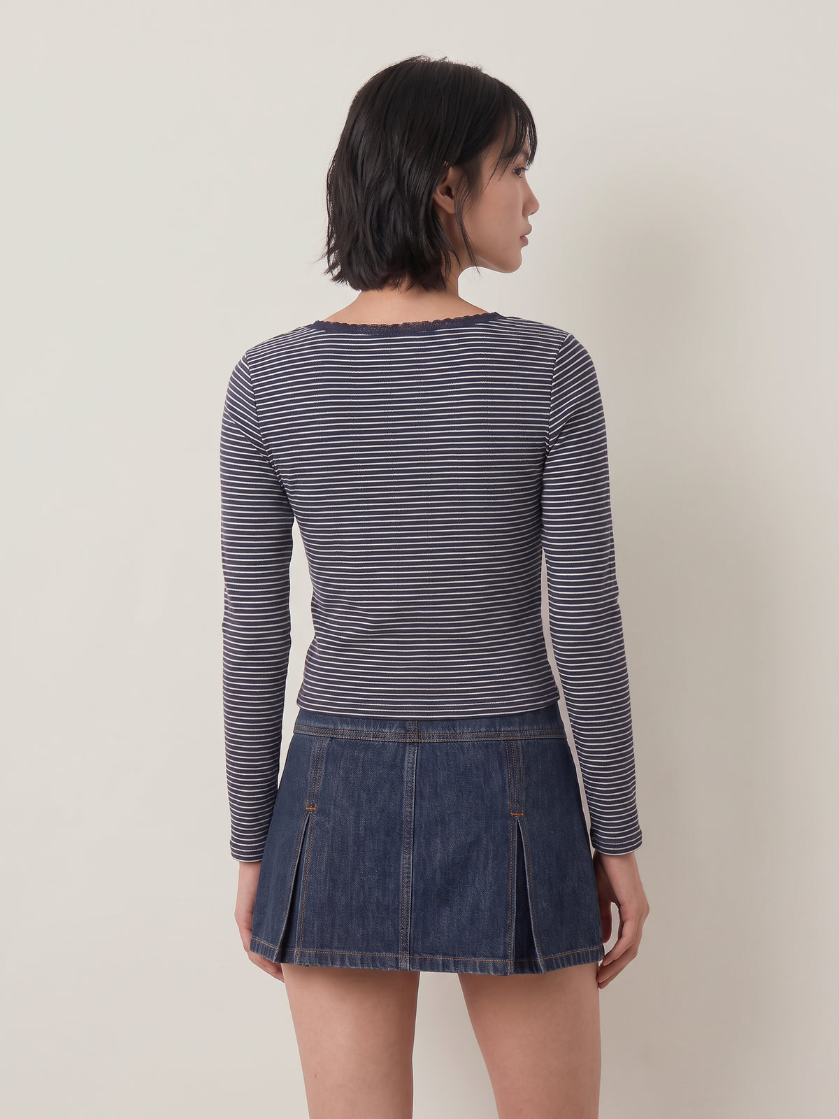Dry Goods Pointelle Longsleeve Top