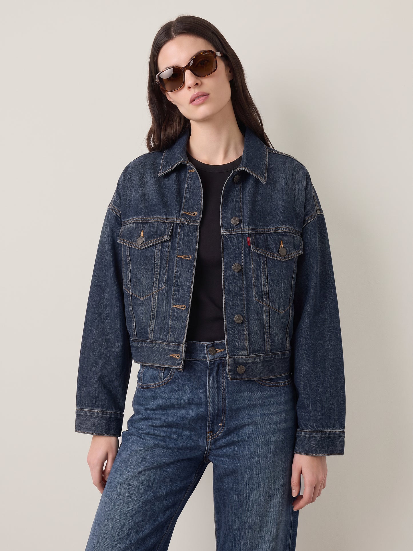 LEVI'S - Loose Crop Trucker Jacket - 