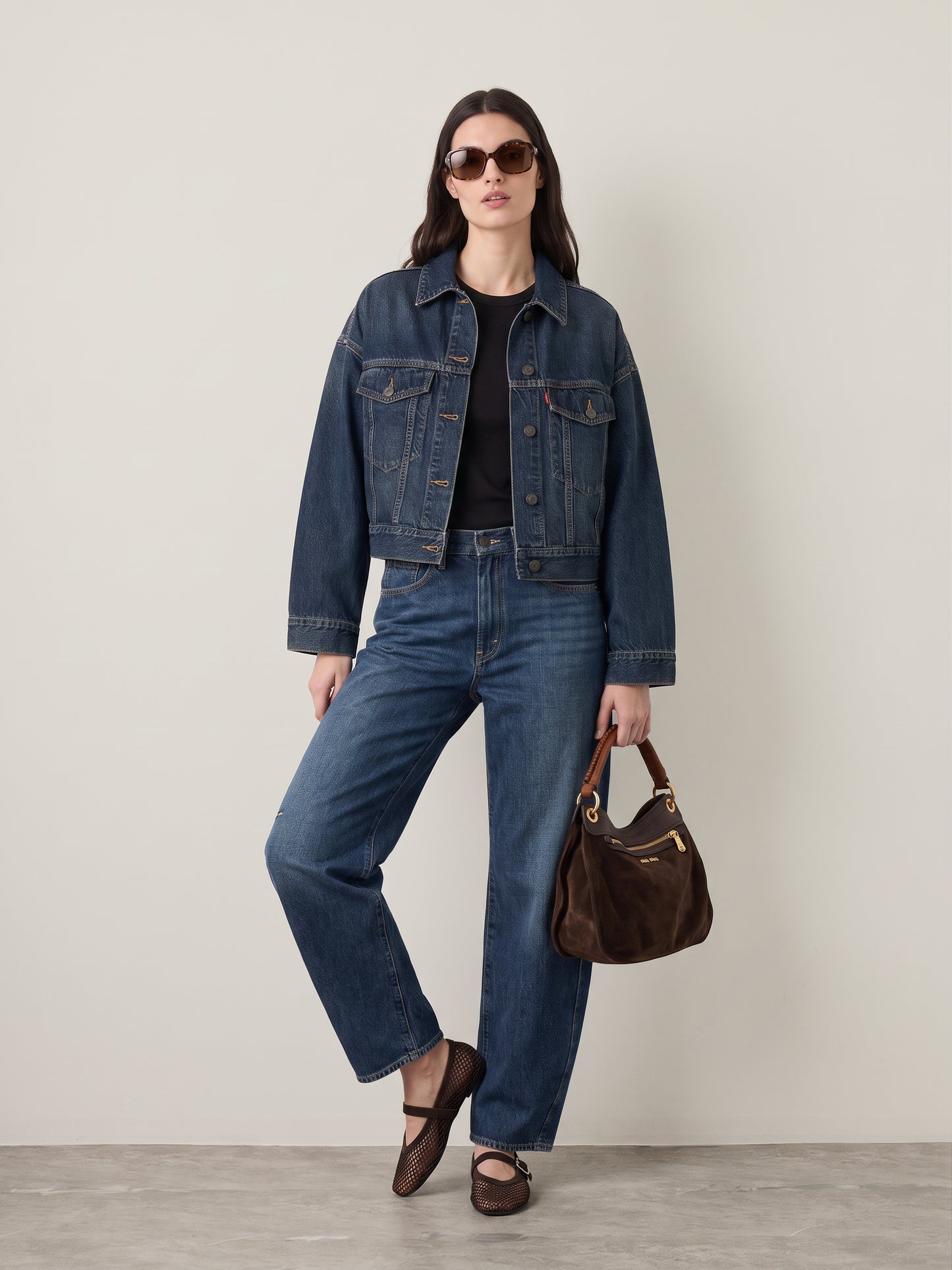 LEVI'S - Loose Crop Trucker Jacket - 