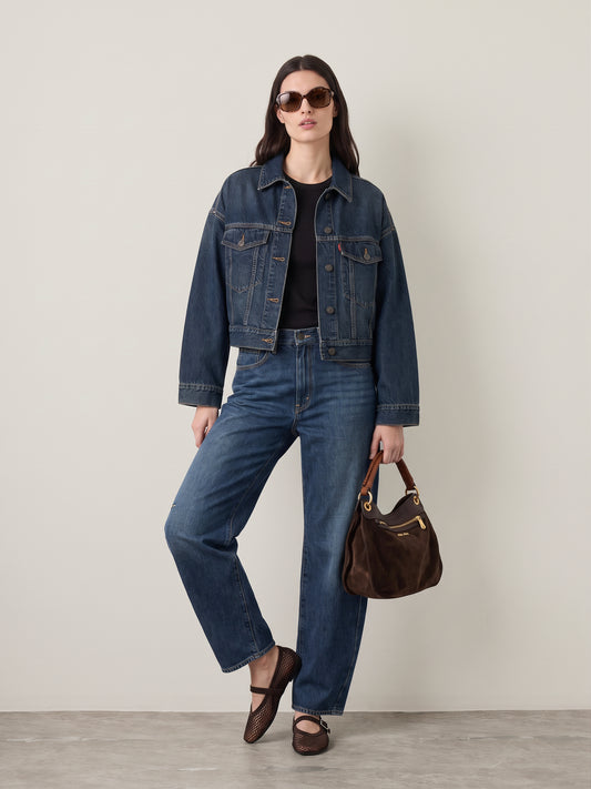 LEVI'S - Loose Crop Trucker Jacket - 