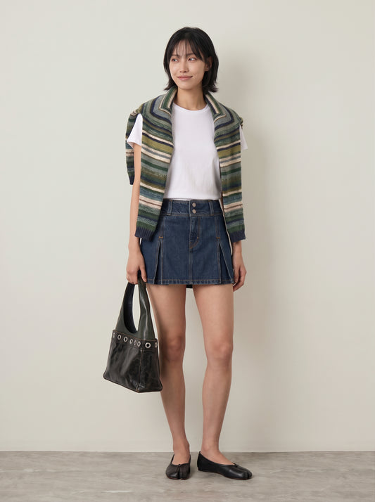 LEVI'S - Inverted Mini Pleated Skirt - 