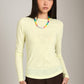 Bryony Wide Rib Long Sleeve Top