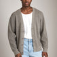 ATRIUM - Waffle Classic Cardigan Sweater - 
