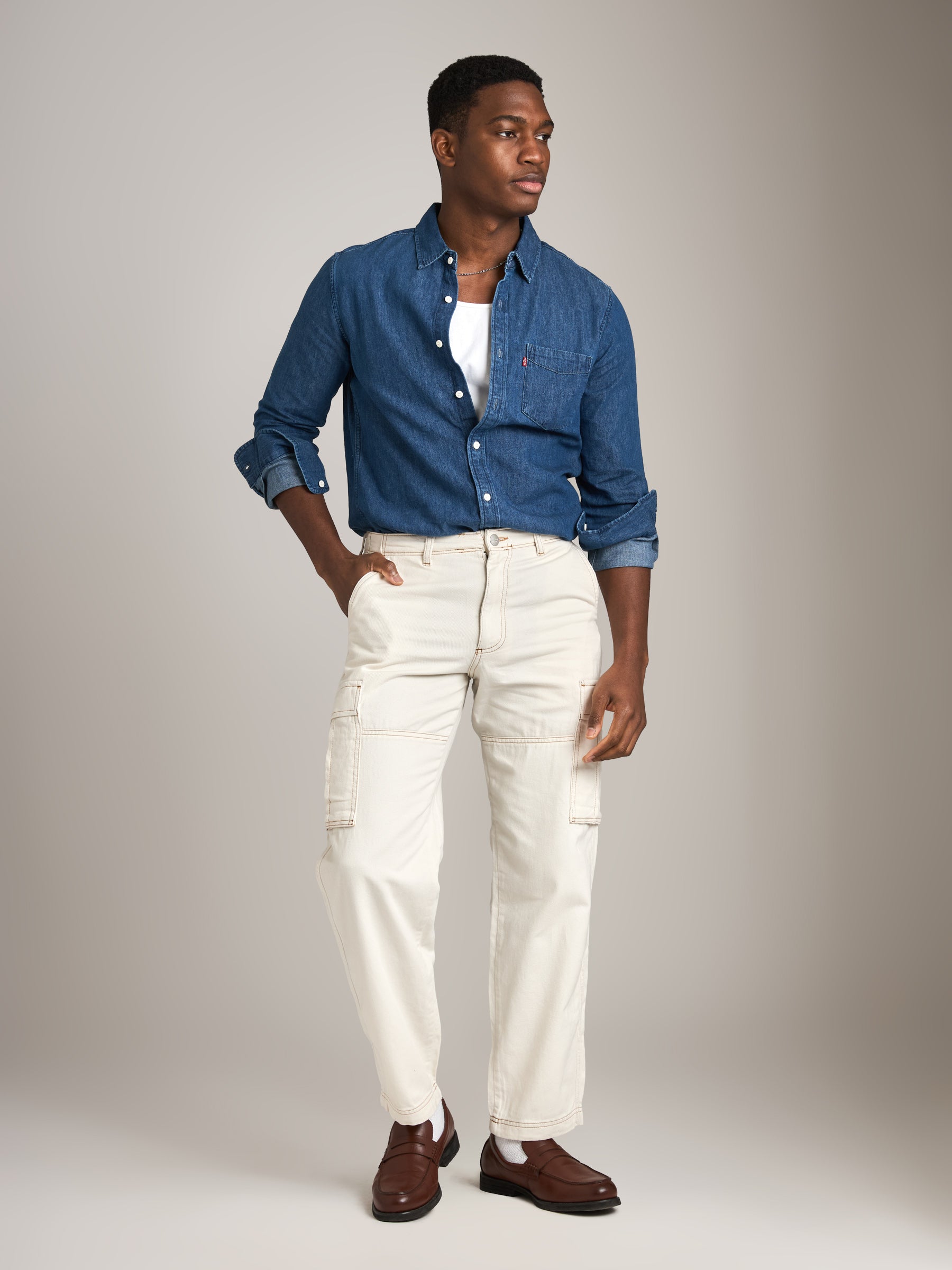 LEVI'S - Classic One Pocket Standard Long Sleeve Shirt - 