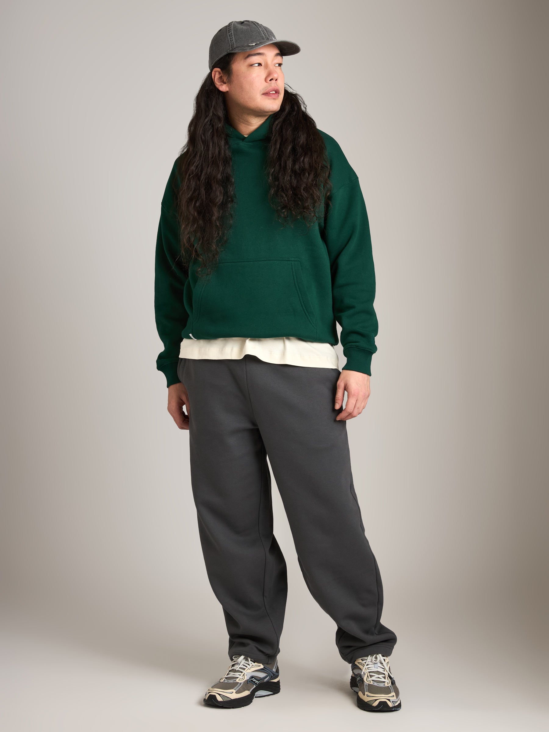 ONLY & SONS - Ceres Wide Leg Sweatpants - Grey Pinstripe