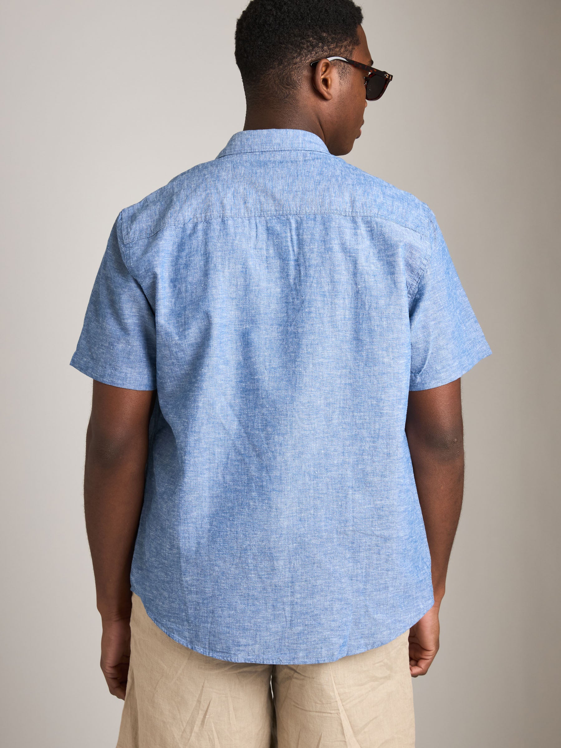 SELECTED - Sun Short Sleeve Button Up Shirt - 