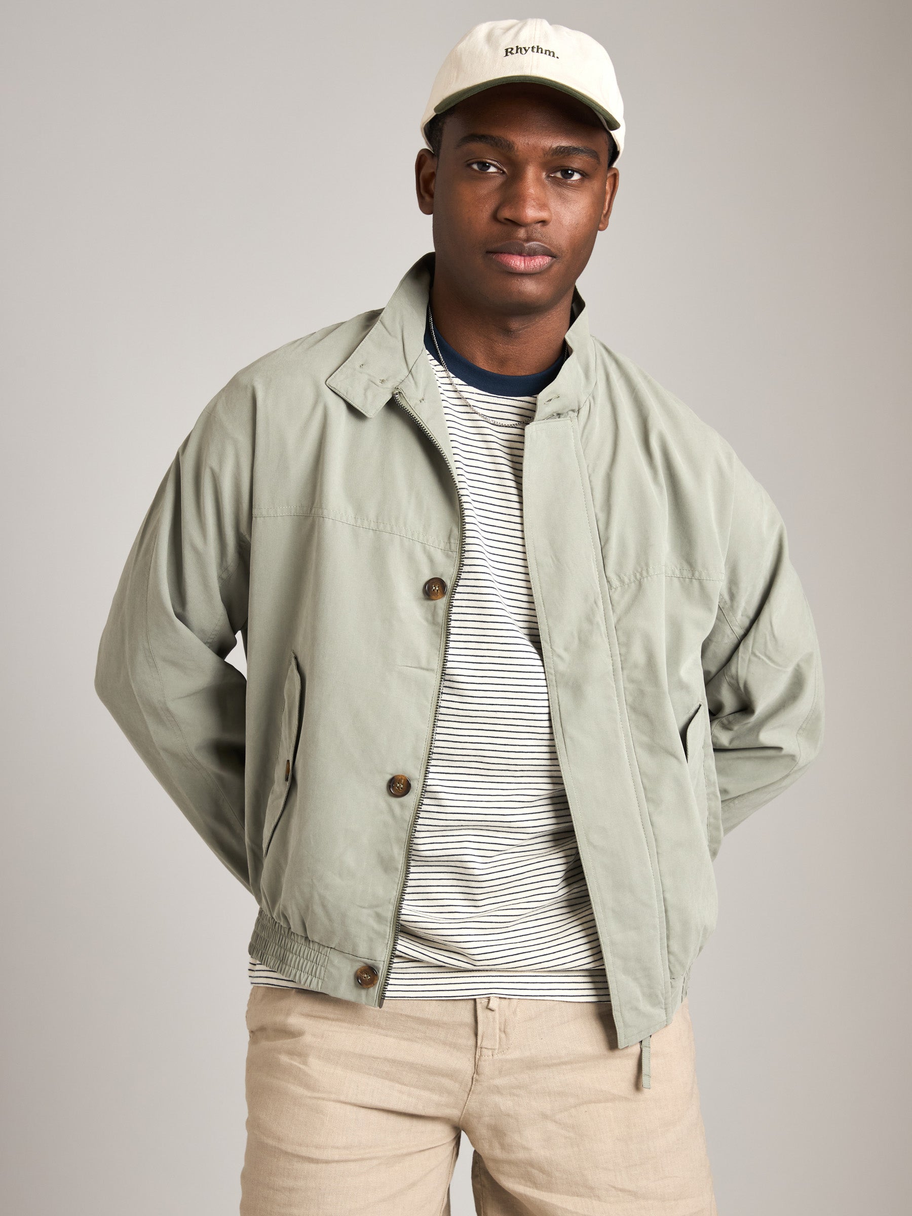 JACK & JONES - Denver Stand Collar Bomber Jacket - 