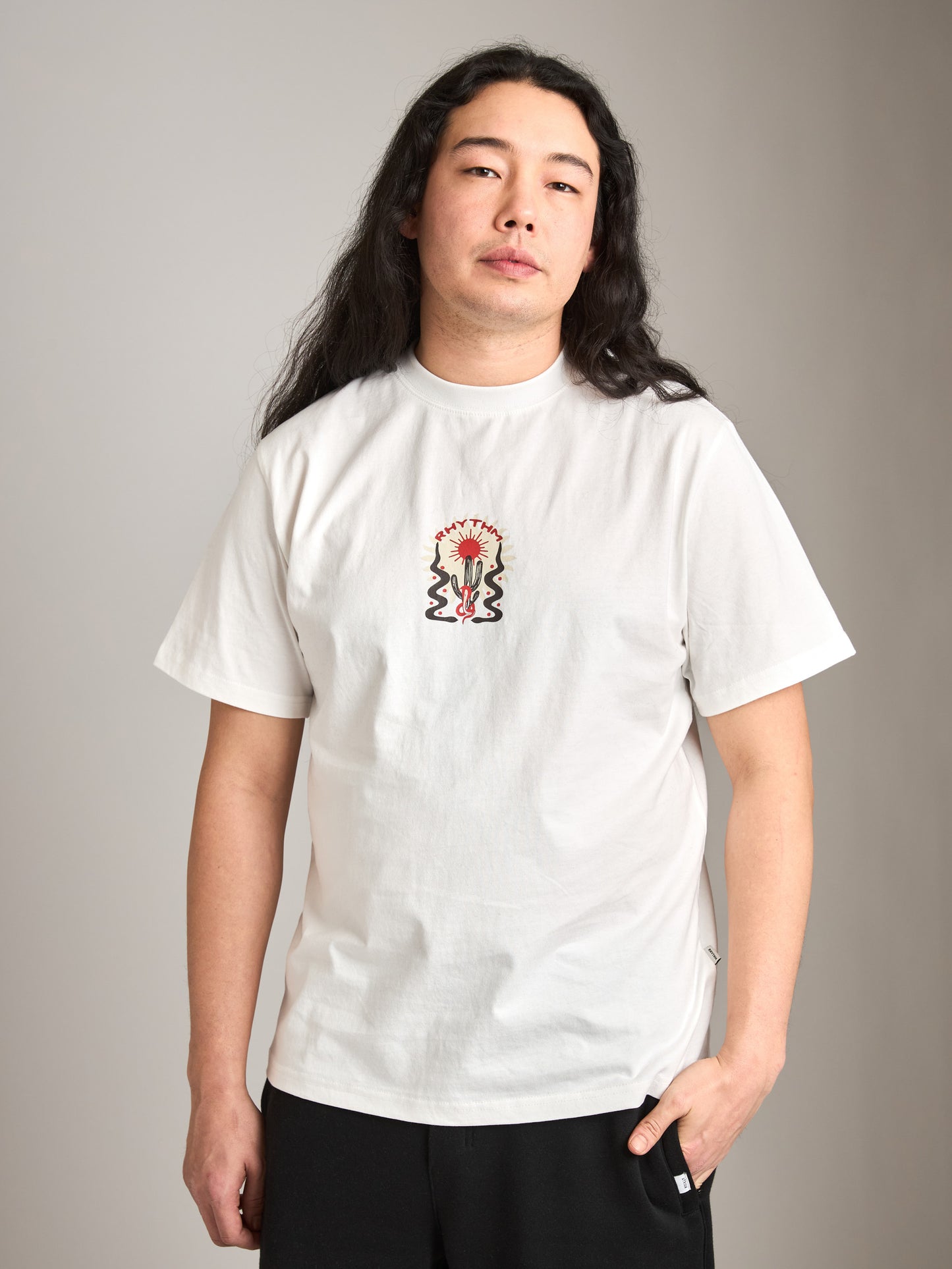 RHYTHM - Longhorn Vintage Shortsleeve T-Shirt - 