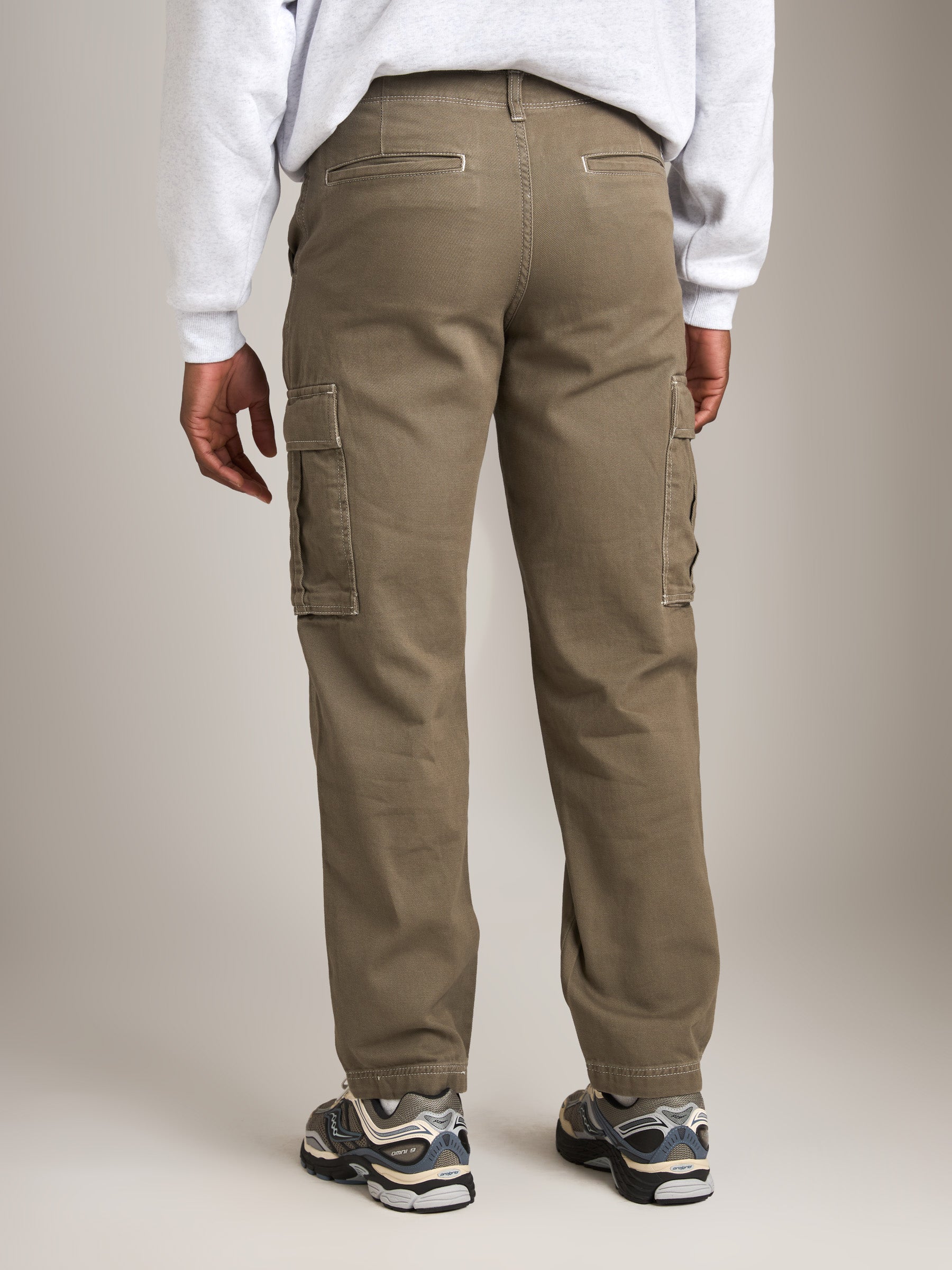 JACK & JONES - Karl Contrast Stitch Cargo Pants - 