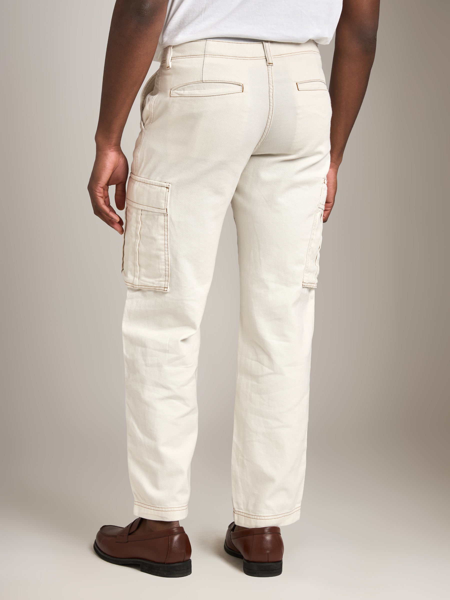 JACK & JONES - Karl Contrast Stitch Cargo Pants - 