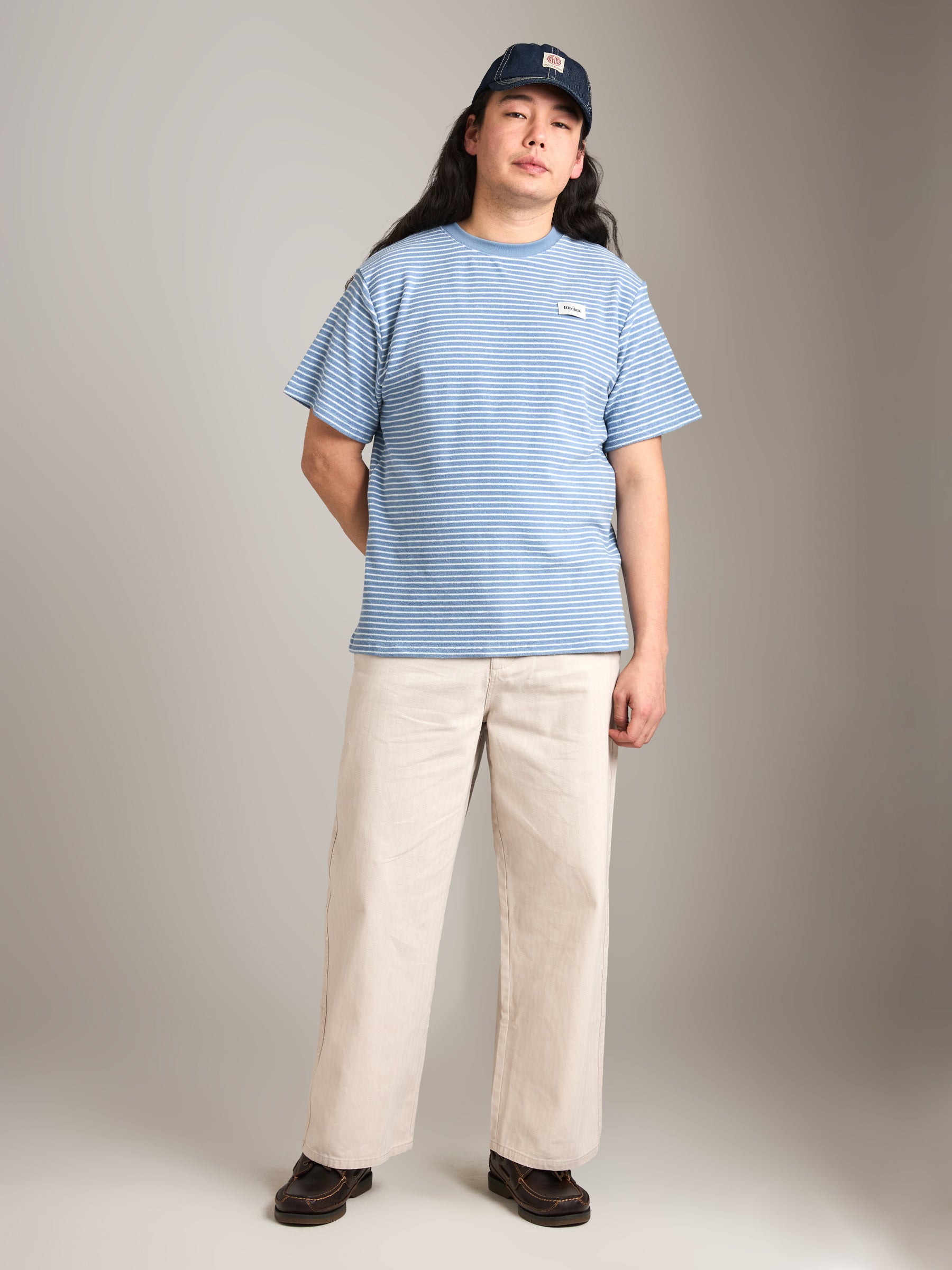 RHYTHM - Vintage Terry Stripe T-Shirt - 