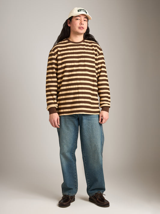 RHYTHM - Textured Longsleeve T-Shirt - 