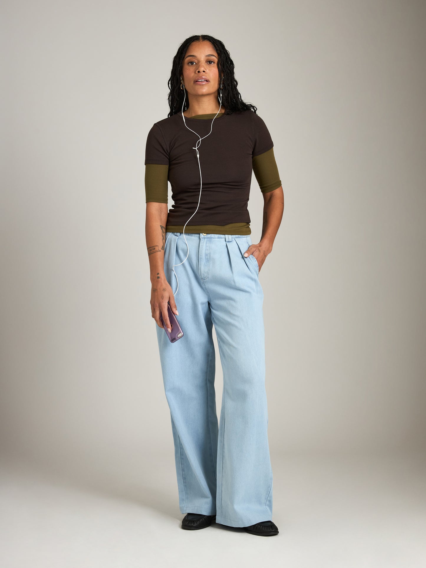 Iman Wide Leg Trousers