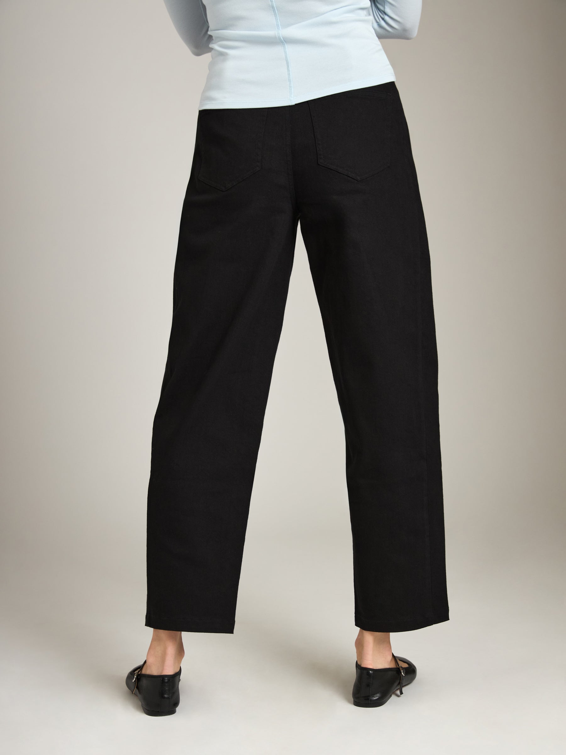 MONK & LOU-Julie Barrel Pant-White