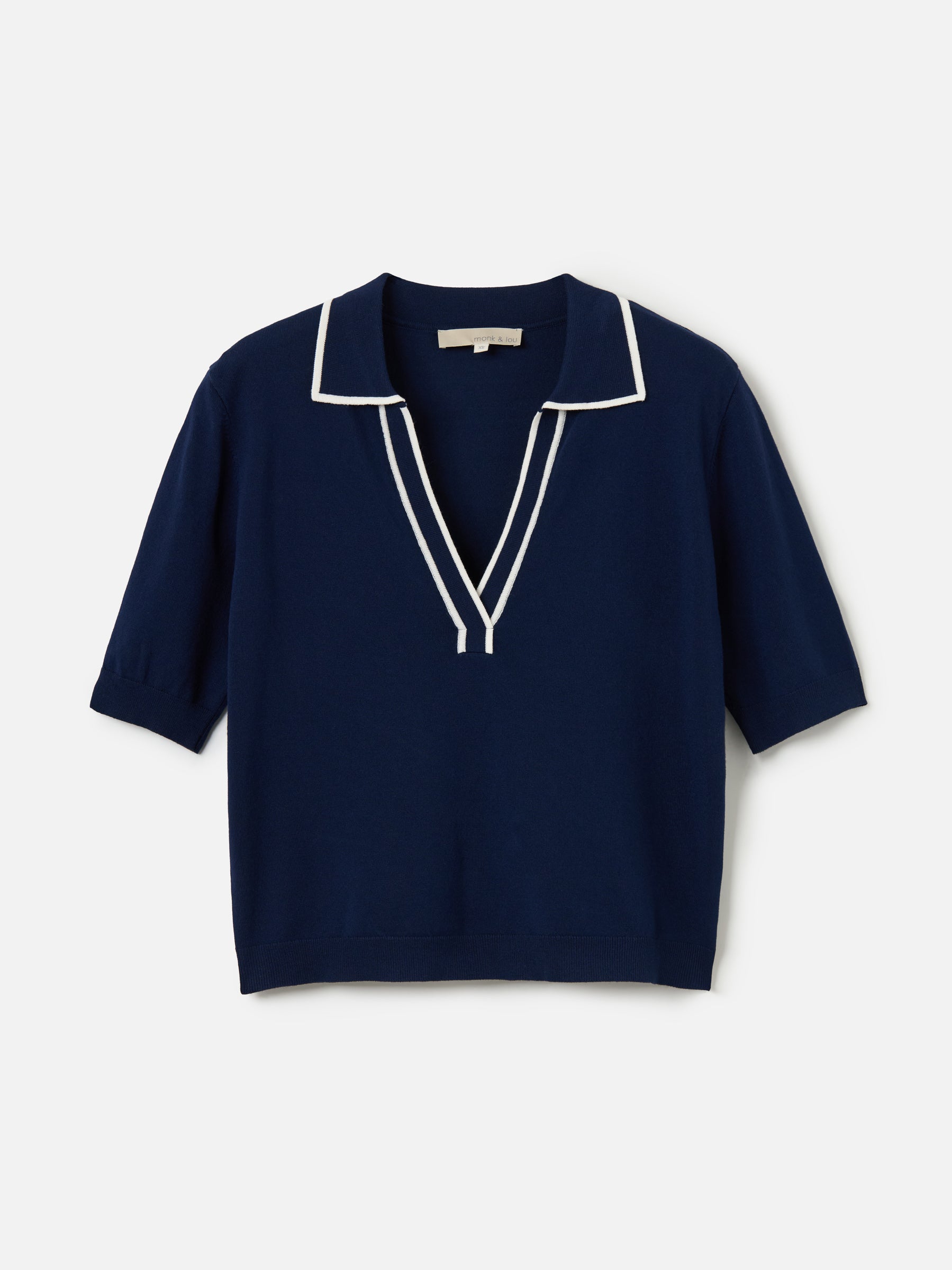MONK & LOU - Florence Polo Sweater - 