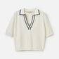 MONK & LOU - Florence Polo Sweater - 