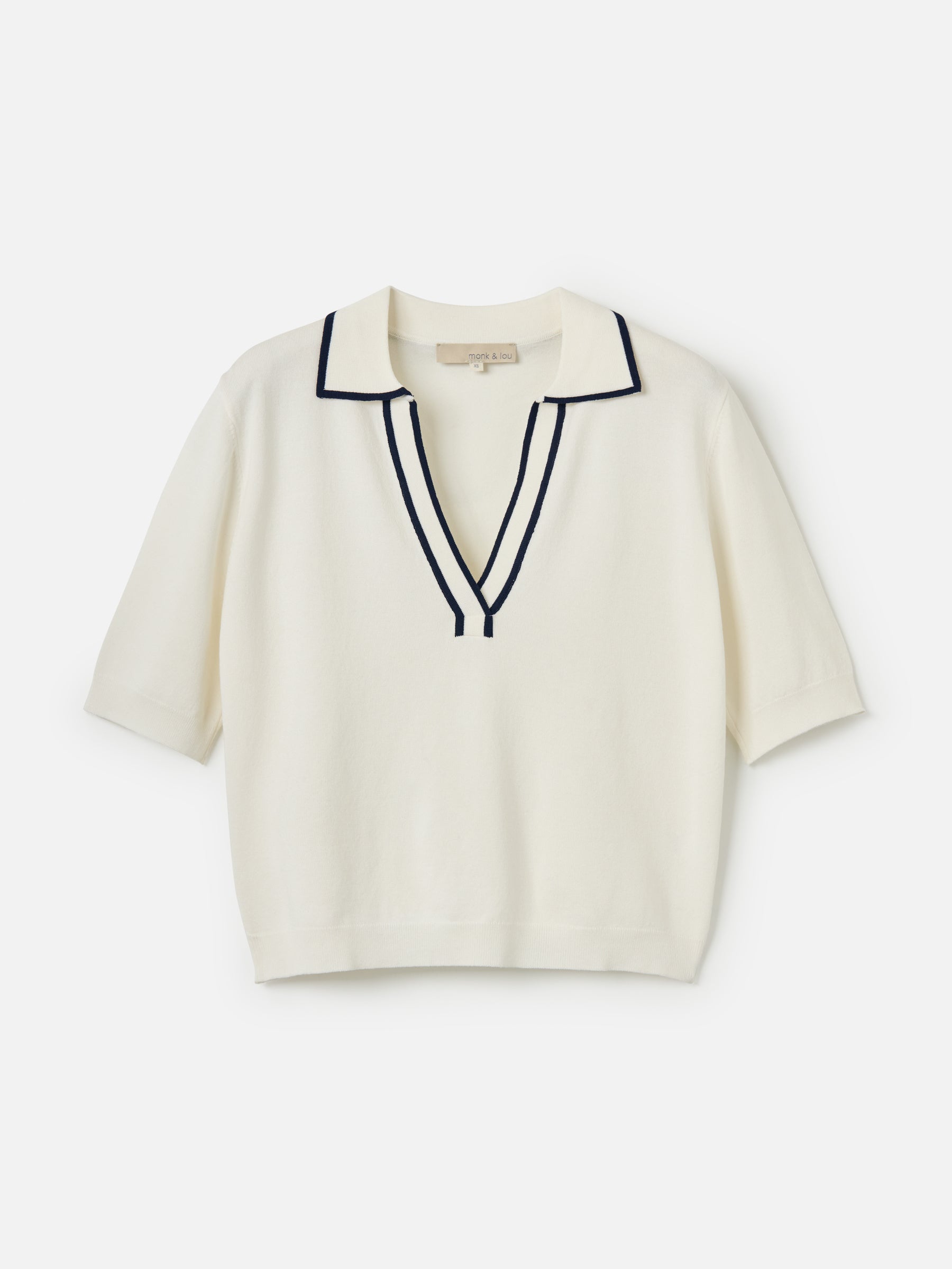 MONK & LOU - Florence Polo Sweater - 