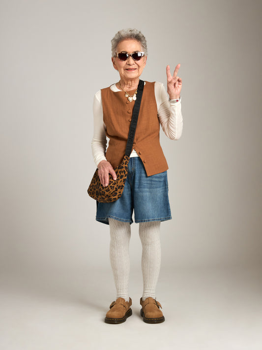 PROPAGANDA-Pippa Boatneck Vest-Chai Tea