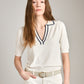 MONK & LOU - Florence Polo Sweater - 