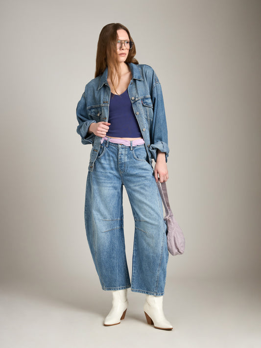 MONK & LOU-Jasmine Knit Tank-Blueberry