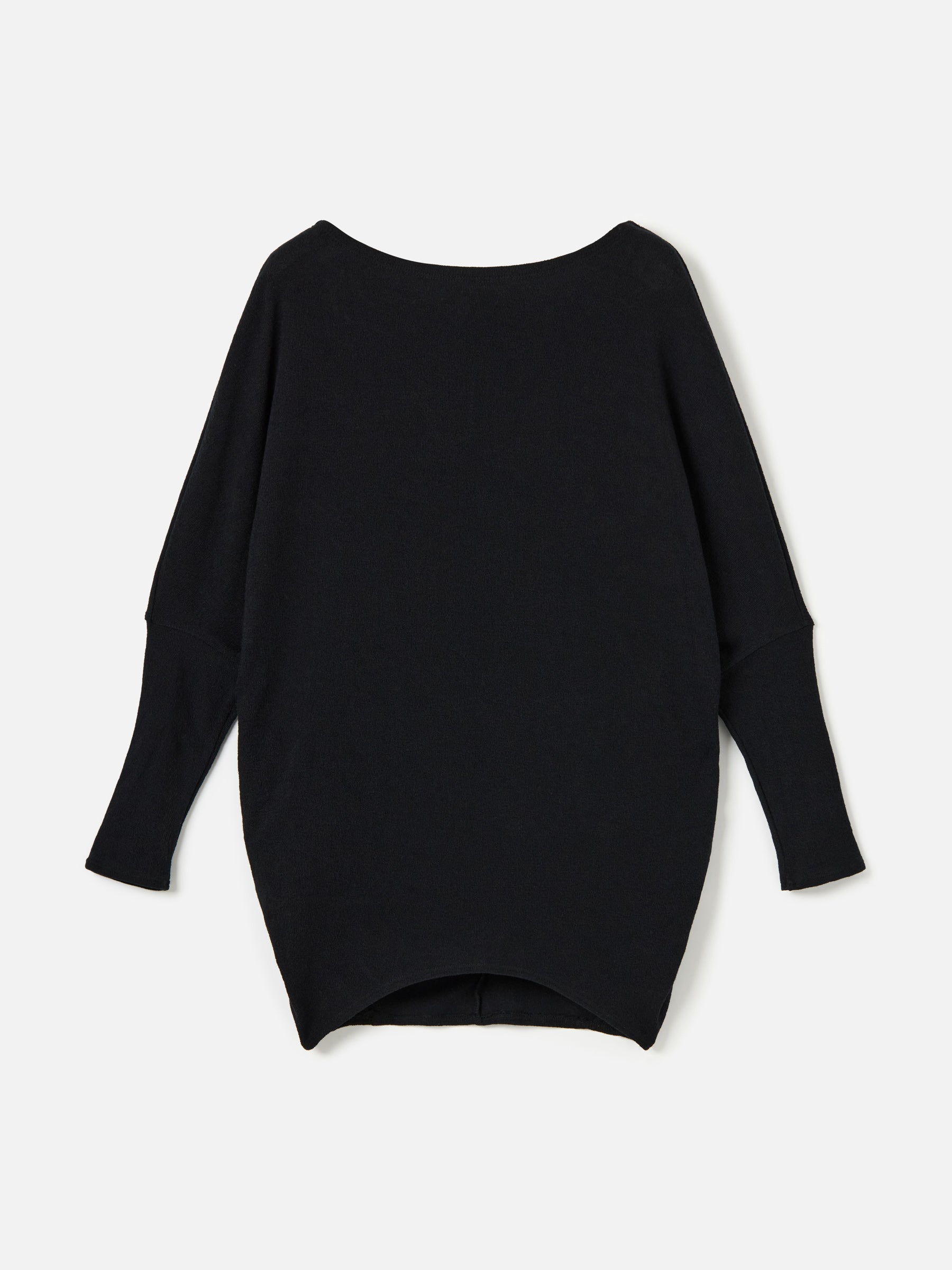 LOVEFINN-Off Shoulder Dolman Tunic-Black