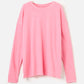 FREE PEOPLE-Nina Cotton Oversized Longsleeve Tee-Flowering