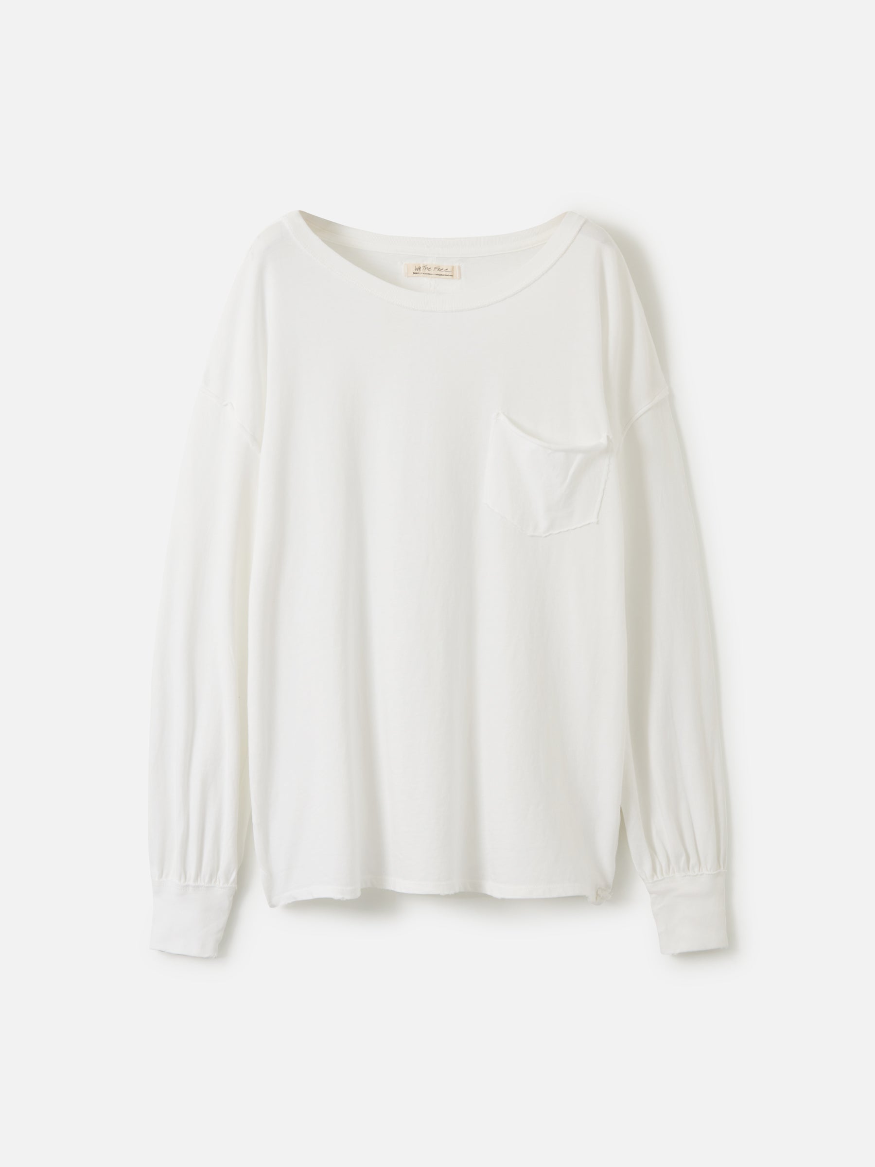 FREE PEOPLE-Fade Into You Long Sleeve-Ivory