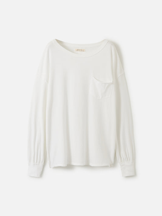 FREE PEOPLE-Fade Into You Long Sleeve-Ivory
