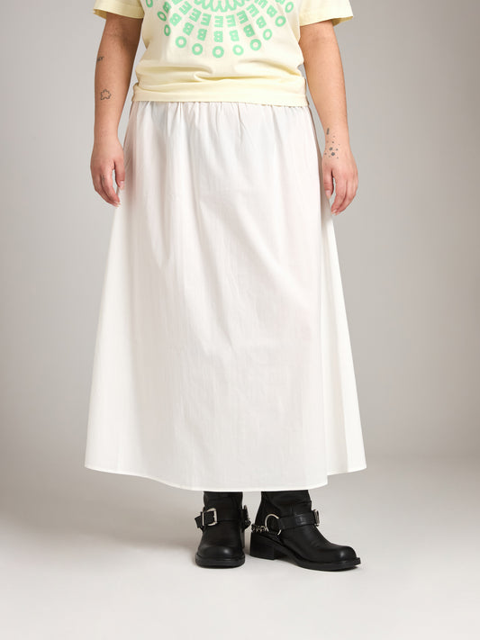 Poplin Coral Skirt