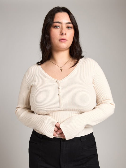 Brenda Scallop Neck Sweater