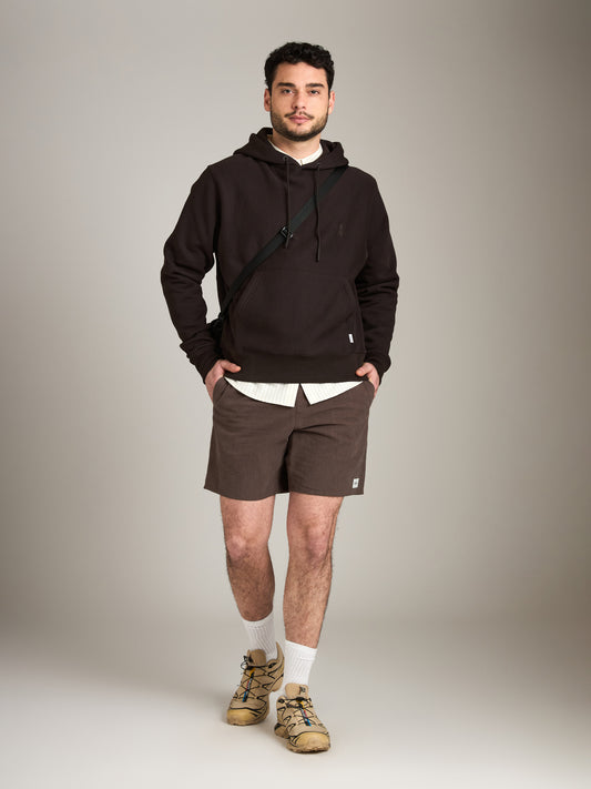 Midweight Brush Fleece Hoody Pullover