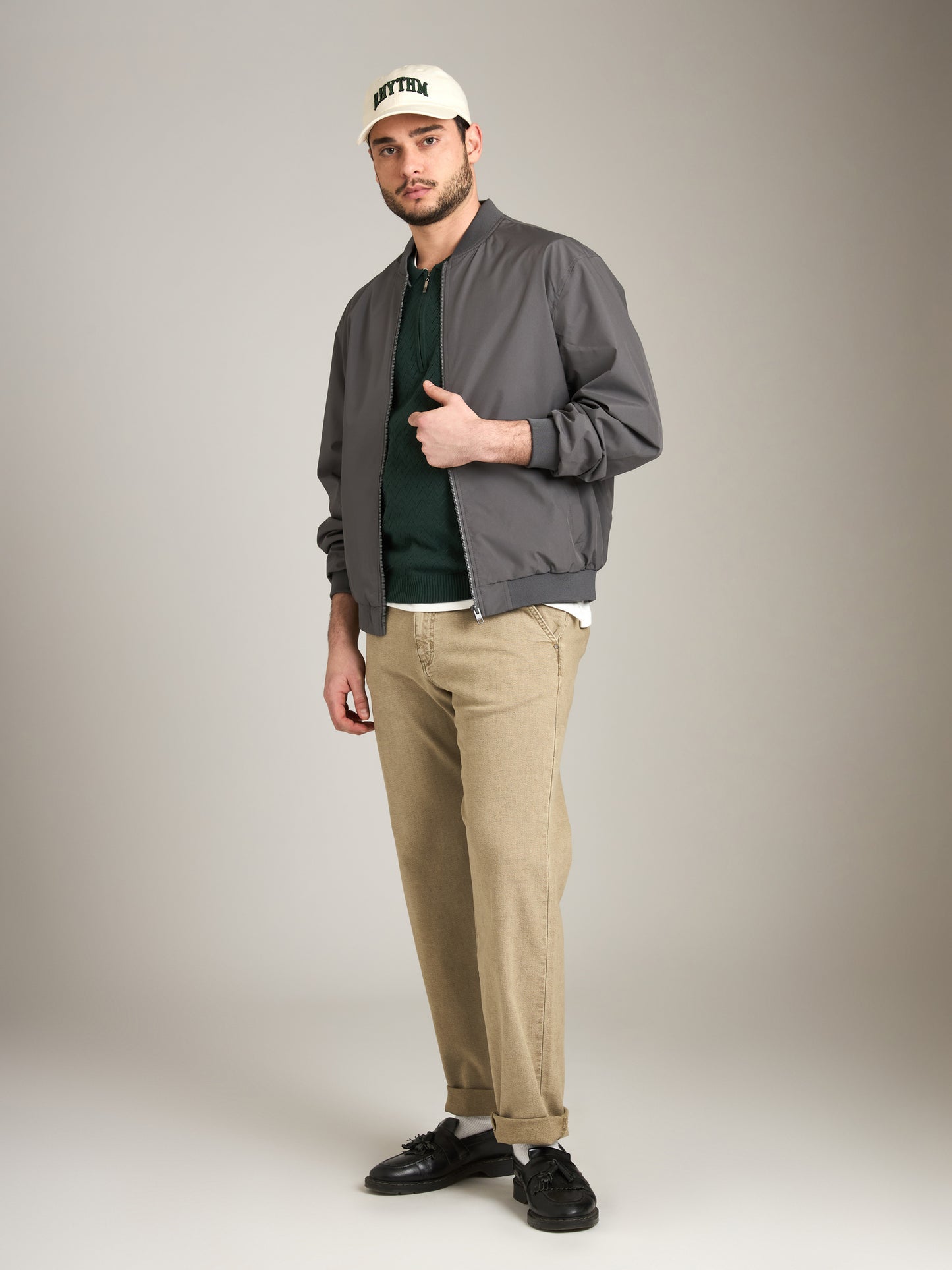 Stretch Canvas Relaxed Straight Chino