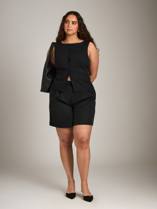 Brenna Mid-Rise Bermuda Short