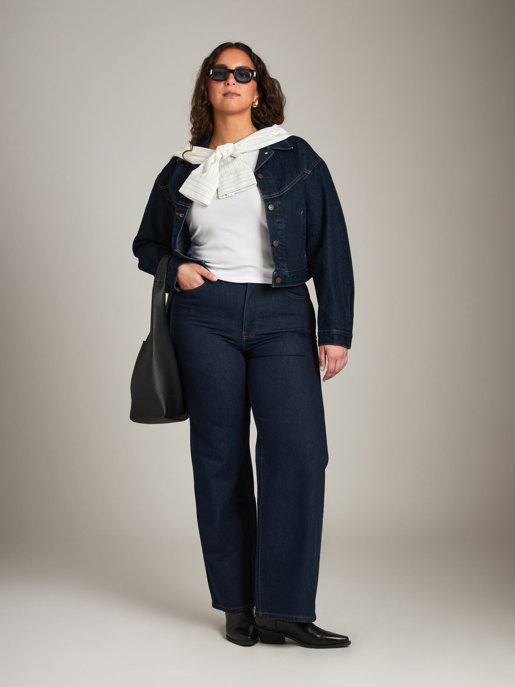 WARP & WEFT-NCE Relaxed Wide Leg - Long Gone Rinse-Long Gone