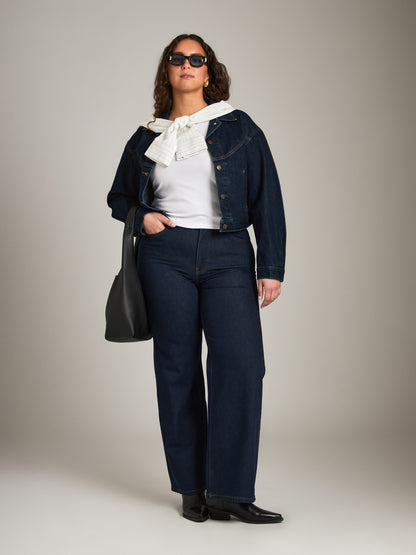 WARP & WEFT-NCE Relaxed Wide Leg - Long Gone Rinse-Long Gone