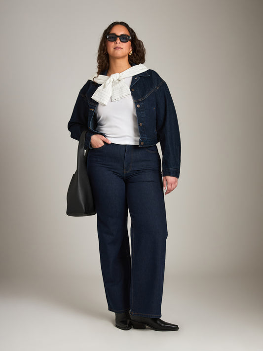 WARP & WEFT-NCE Relaxed Wide Leg - Long Gone Rinse-Long Gone
