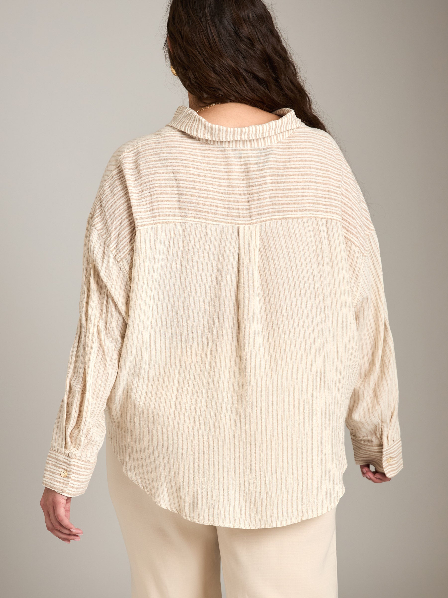 LOVEFINN-Cotton Long Sleeve Shirt-Blue