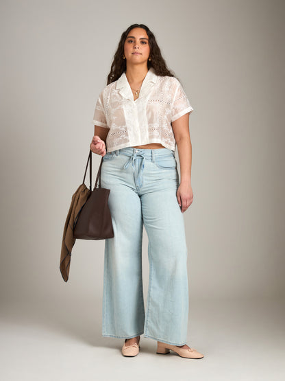 Eyelet Lace Top