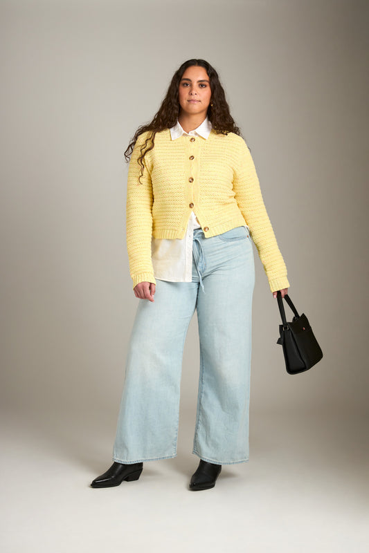 JOHN & JENN-Marcel Speckled Cardigan-Soleil
