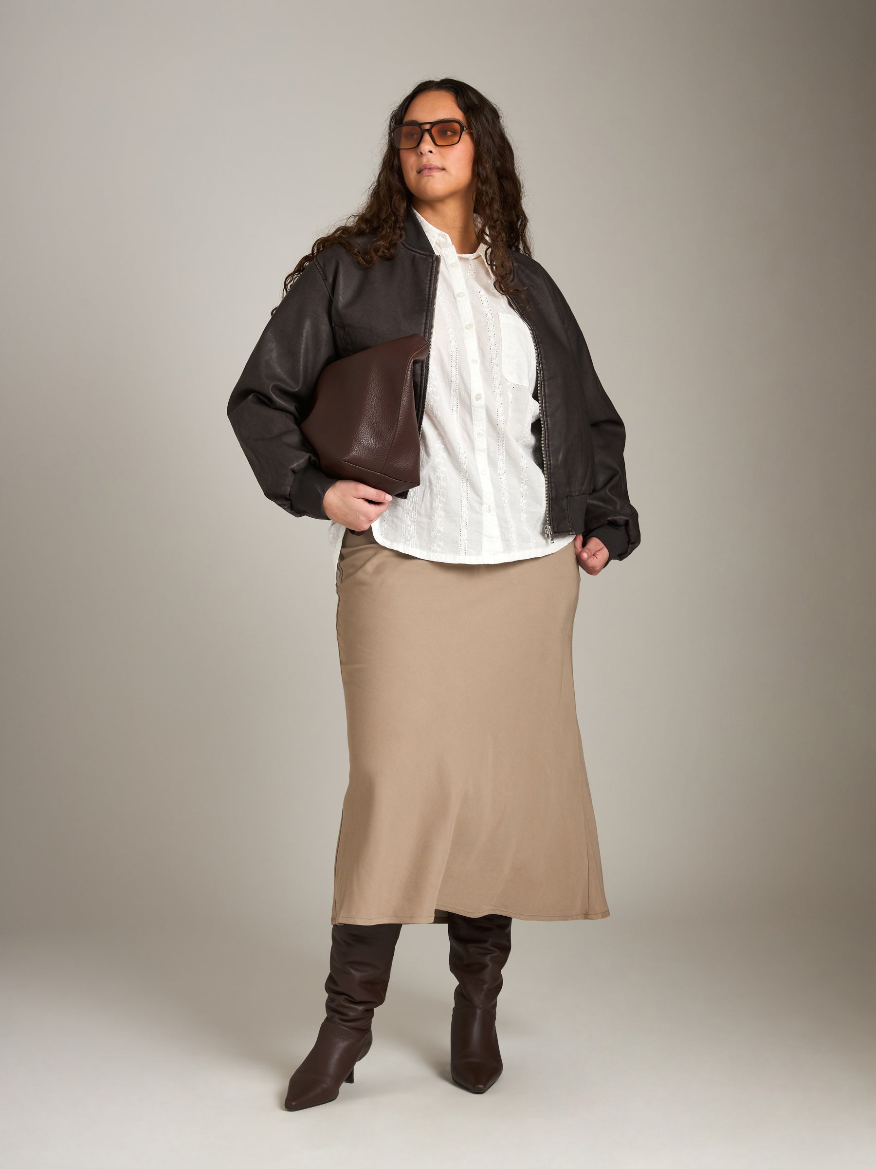 Eyelet Button Up Shirt