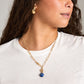 Blue Charm Necklace