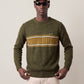 Mohair Stripe Knit Sweater