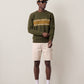 Mohair Stripe Knit Sweater